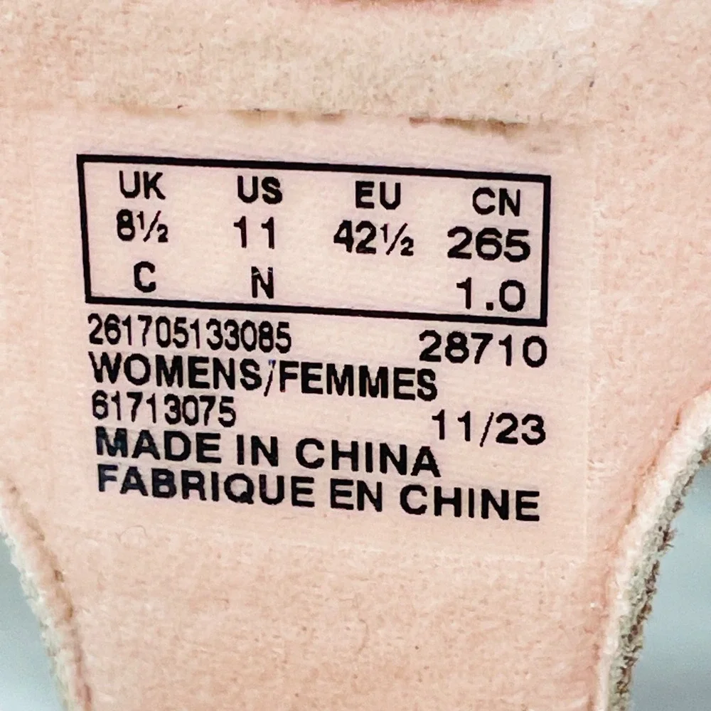Clarks Collection Mira Tide Pink Leather Strappy Comfort Sandals Womens 11N